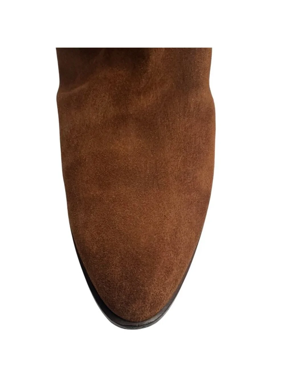 SAINT LAURENT Over The Knee Tassel Suede Boots sz 8.5